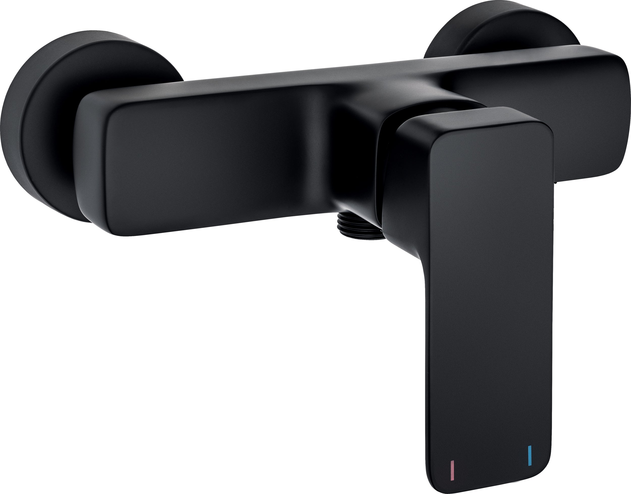 Shower mixer, wall-mounted